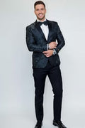"Amsterdam" Tuxedo Jacket Peak-5