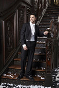"Capri" Black Full Dress Jacket Peak (Separates) - Luxe and kind