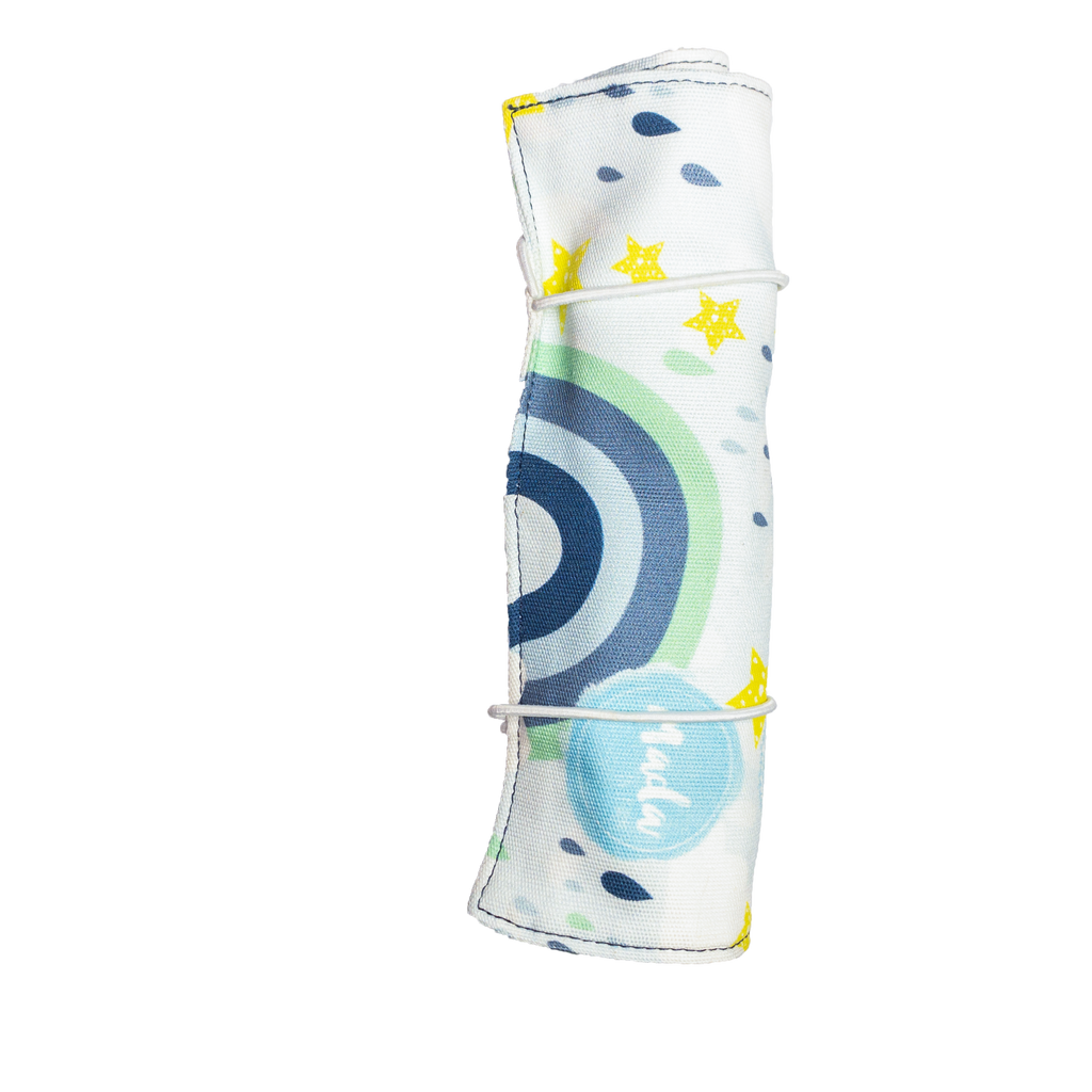 Blue Rainbow Long Pencil Case-3