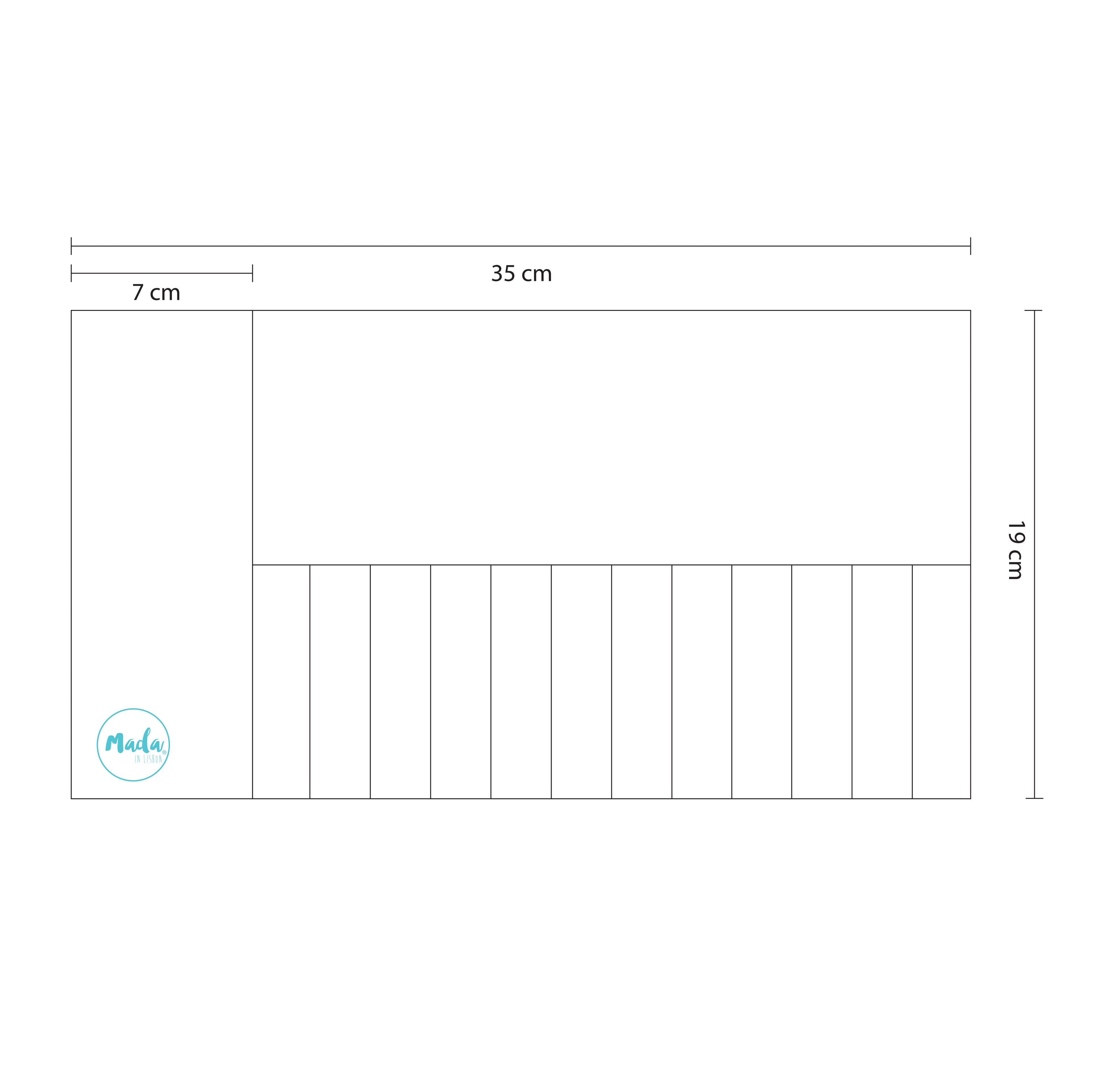 Blue Rainbow Long Pencil Case-4