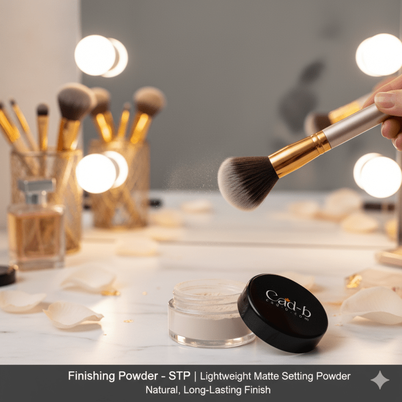 Finishing Powder - Lightweight Matte Setting Powder for Oil Control, Blurring & Long-Lasting Natural Finish | CAD B | STP - Luxe and kind