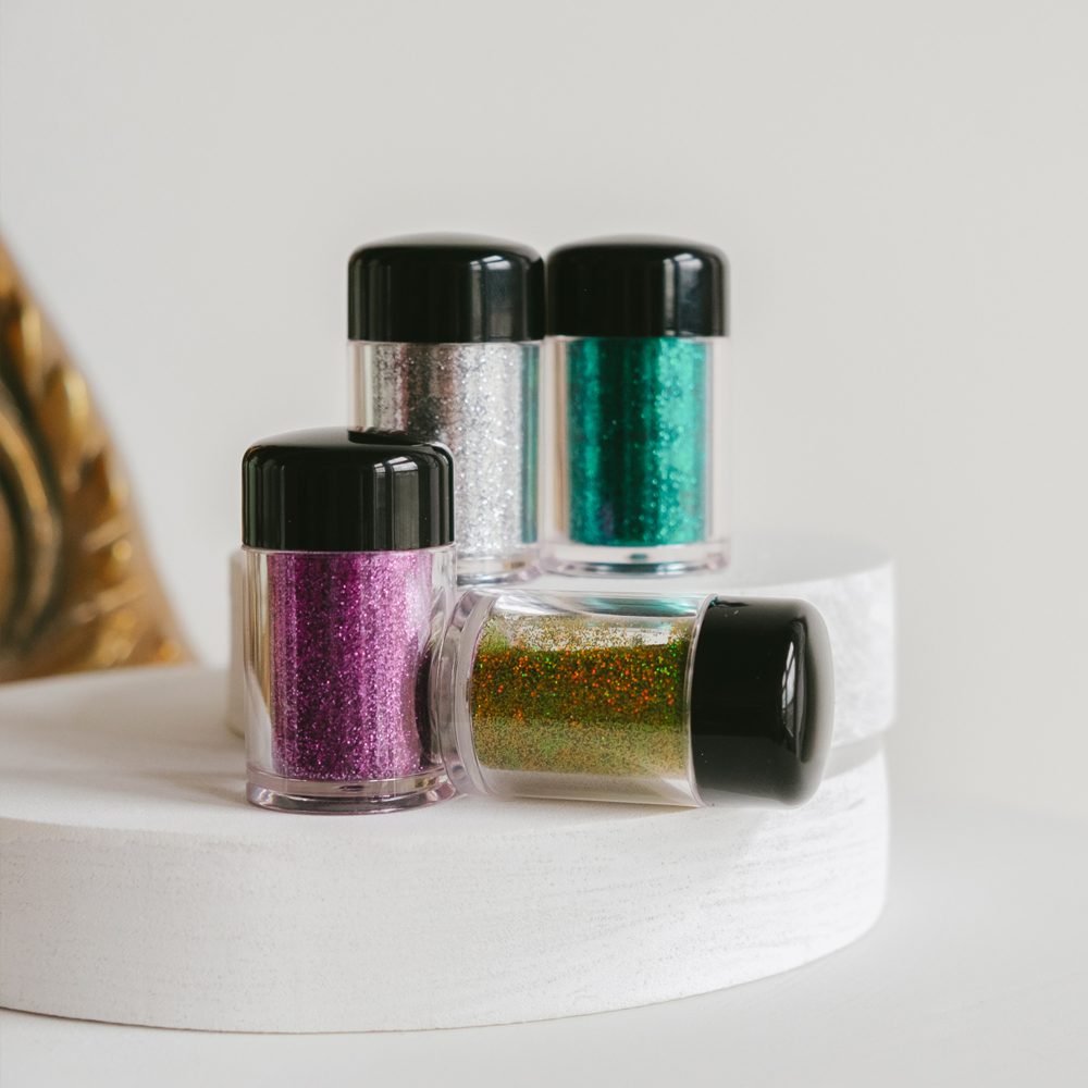 Glitter Eyeshadow Dust – Aquamarine (GLT03) | Ultra-Fine Loose Glitter for Eyes, Face & Nails | Vegan, Paraben-Free, Cruelty-Free - Luxe and kind