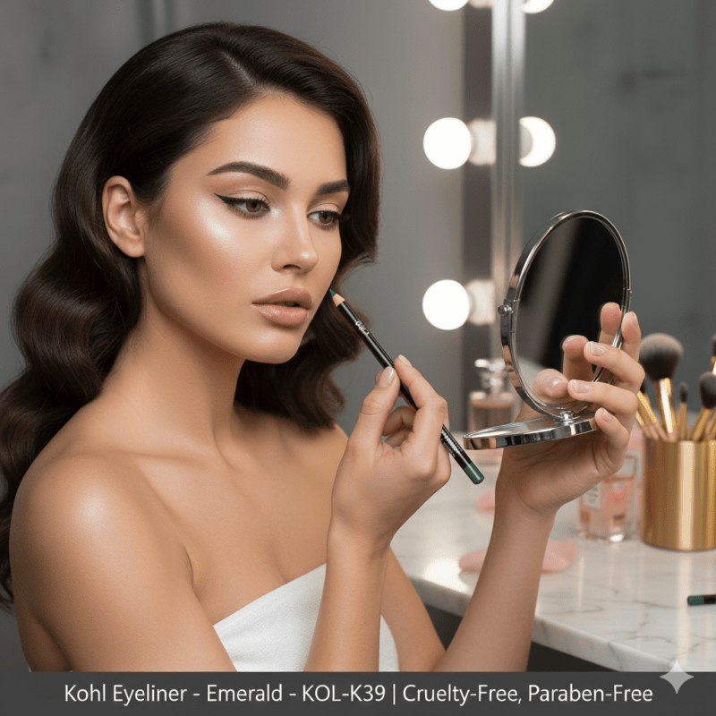 Kohl Eyeliner – Emerald – KOL-K39 | Cruelty-Free, Paraben-Free - Luxe and kind