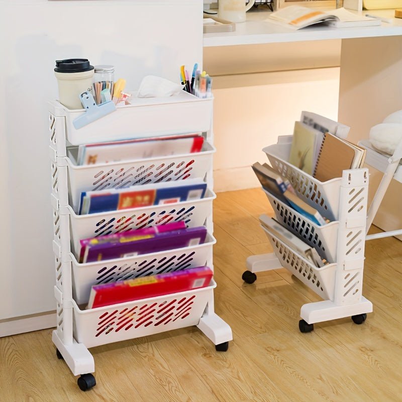 Rolling Art Storage Cart Plastic - Luxe and kind