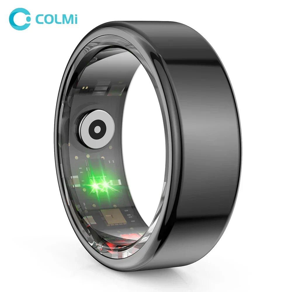 Titanium Steel Smart Ring with Health Monitoring, IP68 Waterproof, and Multi-sport Modes - Luxe and kind