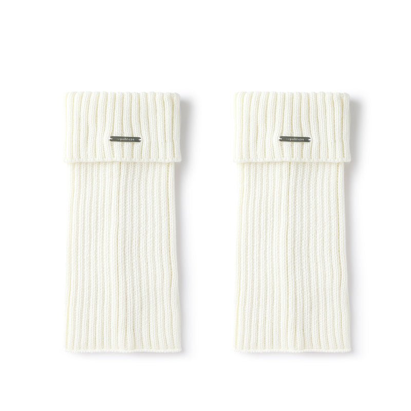 Women's 30cm Cuffed Ribbed Leg Warmers – Autumn & Winter 2-Pair Set
